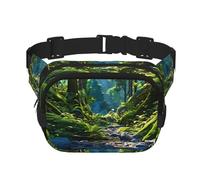 Phayah Evil Spirit In The Forest Pattern Fanny Waist Packs For Men Women, Waist Bag Hip Pack For Travel Hiking Running Outdoor Sports