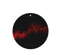 Phayah Explosion Burst Red Black Pattern Lavender Scent Car Air Freshener Round Shape Card Hanging Hanging Scented Card 4 Pcs For Cars Closet Drawer Eliminate