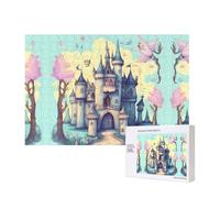 Phayah Fairytale Castle Jigsaw Puzzles For Adults 300 Pieces.Home Decor Birthday Party For Men Women 15.7 X 11"