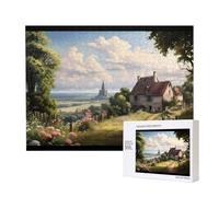 Phayah Fairytale Countryside Jigsaw Puzzles for Adults 500 Pieces.Home Decor Birthday Party for Men Women 20.4 X 15