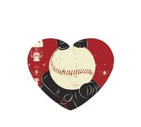 Phayah Fastball Ball Pitcher Pattern Lavender Scent Car Air Freshener Heart Shape Card Hanging Hanging Scented Card 4 Pcs For Cars Closet Drawer Eliminate