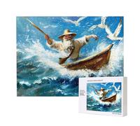 Phayah Fisherman in The Sea Puzzles for Adults 500 Pieces Children's Intelligence Development Toys 20.4 X 15in