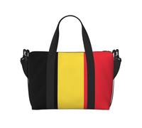 Phayah Flag Of Belgium Travel Duffel Bag Handbag Carry-On Luggage Bag Overnight Foldable Unisex Airline Travel Personal Items Bag