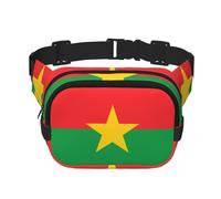 Phayah Flag Of Burkina Faso Men Women Hip Bum Bag With Adjustable Strap For Outdoors Workout Traveling Casual Running Hiking Cycling
