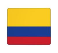 PHAYAH Flag of Colombia Pattern Mouse Pad with Anti-Fray Stitching with Non-Slip Rubber Base, Gaming Mouse Mat for Laptop, Office & Home 8.3 X 10.3 in