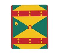Phayah Flag of Grenada Pattern Mouse Pad Waterproof Surface & Non-Slip Rubber Base with Stitched Edges Gaming Mouse Mat for Laptop 8.3 X 10.3 in