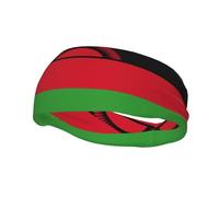 Phayah Flag of Malawi Pattern Sports Headband Moisture Wicking Sweatband for Men Women Running Cycling Yoga Fitness Workout