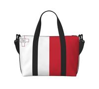 Phayah Flag Of Malta Weekender Bags For Women, Travel Duffel Bag Overnight Weekend Bag Sports Gym Tote Bag Crossbody Bag