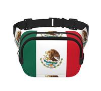 Phayah Flag Of Mexico Men Women Hip Bum Bag With Adjustable Strap For Outdoors Workout Traveling Casual Running Hiking Cycling