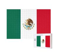 Phayah Flag Of Mexico Puzzles For Adults 300 Pieces For Home Decor Children'S Intelligence Development Toys 15.7 X 11"