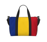 Phayah Flag Of Romania Crossbody Travel Bag Overnighter Duffel Bags Carry On Size Ideal For School Or Overnight Travel Bag