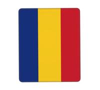Phayah Flag of Romania Pattern Mouse Pads, Portable Wireless Mouse Pad, Non-Slip Rubber Base Laptop Mousepad Smooth Surface for Office & Travel 7 X 8.6 in