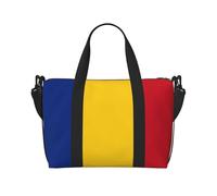 Phayah Flag Of Romania Weekender Bags For Women, Travel Duffel Bag Overnight Weekend Bag Sports Gym Tote Bag Crossbody Bag