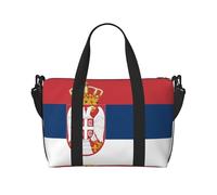 Phayah Flag Of Serbia Crossbody Travel Bag Overnighter Duffel Bags Carry On Size Ideal For School Or Overnight Travel Bag