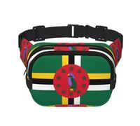 Phayah Flag Of The Commonwealth Of Dominica Waist Pack Bag,Fanny Pack For Men,Women, Workout Traveling Casual Running Hiking Cycling, Bum Bag