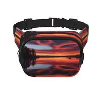 Phayah Flaming Clouds Men Women Hip Bum Bag With Adjustable Strap For Outdoors Workout Traveling Casual Running Hiking Cycling