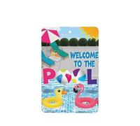 Phayah Flamingo And Swimming Pool Pattern Lavender Scent Car Air Freshener Rectangle Card Hanging Hanging Scented Card 4 Pcs For Cars Closet Shoe