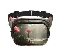 Phayah Flower On The Other Side Pattern Fanny Waist Packs For Men Women, Waist Bag Hip Pack For Travel Hiking Running Outdoor Sports