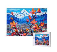 Phayah Flowers On A Stranger's Path Puzzles for Adults 1000 Pieces Children's Intelligence Development Toys 29.5 X 19.7