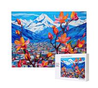 Phayah Flowers On A Stranger's Path Puzzles for Adults 500 Pieces Children's Intelligence Development Toys 20.4 X 15in