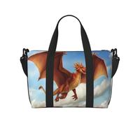 Phayah Flying Dragon In The Sky Travel Duffel Bag Handbag Carry-On Luggage Bag Overnight Foldable Unisex Airline Travel Personal Items Bag