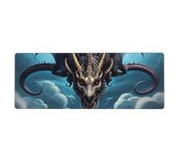PHAYAH Flying Dragon Large Keyboard Pad 11.8 X 31.5 Inch Non-Slip Suitable for Desktop and Laptop Users for Office Gaming and Studying