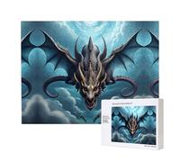Phayah Flying Dragon Pattern Puzzle Unique Jigsaw Wall Art Picture for Home Decoration 500 Pcs