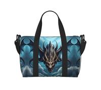 Phayah Flying Dragon Travel Duffel Bag Handbag Carry-On Luggage Bag Overnight Foldable Unisex Airline Travel Personal Items Bag