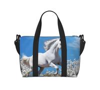 Phayah Flying Horse Travel Duffel Bag Handbag Carry-On Luggage Bag Overnight Foldable Unisex Airline Travel Personal Items Bag