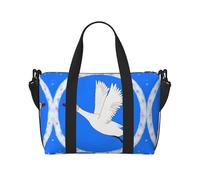 Phayah Flying White Goose Travel Duffel Bag Handbag Carry-On Luggage Bag Overnight Foldable Unisex Airline Travel Personal Items Bag