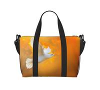 Phayah Flying White Pigeon Travel Duffel Bag Handbag Carry-On Luggage Bag Overnight Foldable Unisex Airline Travel Personal Items Bag