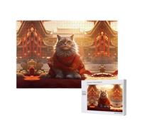 Phayah Forbidden City And Cats Puzzles 1000 Piece For Jigsaw Puzzle Wooden Puzzle Forfamily Friend Home Decor Wall Art 29.5 X 19.7 In