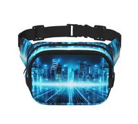 Phayah Fortress Of Light Pattern Fanny Waist Packs For Men Women, Waist Bag Hip Pack For Travel Hiking Running Outdoor Sports