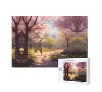 Phayah Four-Moon Day On Earth Puzzles 300 Piece For Jigsaw Puzzle Wooden Puzzle For Family Friend Home Decor Wall Art 15.7 X 11 In