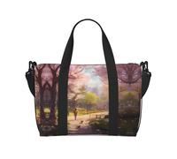 Phayah Four-Moon Day On Earth Travel Duffel Bag,Sports Tote Gym Bag,Shoulder Weekender Overnight Bag for Women