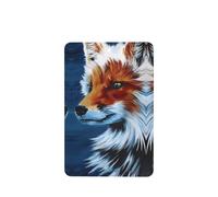 Phayah Fox Painted Art Pattern Lavender Scent Car Air Freshener Rectangle Card Hanging Hanging Scented Card 6 Pcs For Cars Closet Drawer Eliminate