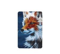 Phayah Fox Painted Art Pattern Lavender Scent Car Air Freshener Rectangle Card Hanging Hanging Scented Card 4 Pcs For Cars Closet Drawer Eliminate