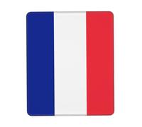 Phayah French Flag Pattern Mouse Pad Waterproof Surface & Non-Slip Rubber Base with Stitched Edges Gaming Mouse Mat for Laptop 8.3 X 10.3 in
