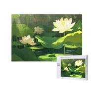Phayah Frog Under Lotus Leaf Puzzles for Adults 1000 Pieces Children's Intelligence Development Toys 29.5 X 19.7