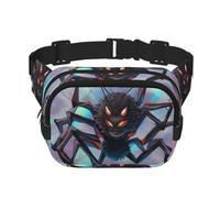 Phayah Furry Spider Waist Pack Bag,Fanny Pack For Men,Women, Workout Traveling Casual Running Hiking Cycling, Bum Bag