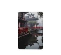Phayah Gangnam Style Water Town2 Pattern Lavender Scent Car Aroma Rectangle Hanging Fragrance Tablet Car Interior Fragrance Freshener 6p
