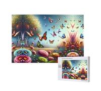 Phayah Garden Butterfly Swarm Puzzles For Adults 1000 Pieces For Home Decor Children'S Intelligence Development Toys 29.5 X 19.7"