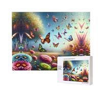 Phayah Garden Butterfly Swarm Puzzles for Adults 500 Pieces Children's Intelligence Development Toys 20.4 X 15in