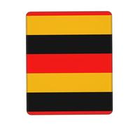 PHAYAH Germany Flag Pattern Mouse Pad Waterproof Surface & Non-Slip Rubber Base with Stitched Edges Gaming Mouse Mat for Laptop 10 X 12 Inch
