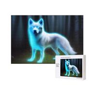 Phayah Ghost Dog Puzzles 300 Piece for Jigsaw Puzzle Wooden Puzzle for Family Friend Home Decor Wall Art 15.7 X 11in