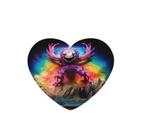 Phayah Giant Crab On Mountain Pattern Lavender Scent Car Air Freshener Heart Shape Card Hanging Hanging Scented Card 6 Pcs For Cars Closet Drawer