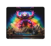 PHAYAH Giant Crab On Mountain Pattern Mouse Pads, Portable Wireless Mouse Pad, Non-Slip Rubber Base Laptop Mousepad Smooth Surface for Office & Travel 8.3 X 10.3 in