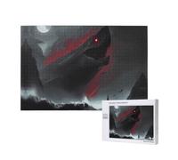 Phayah Giant Shark in The Sea Pattern Puzzle Unique Jigsaw Wall Art Picture for Home Decoration 1000 Pcs