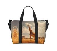 Phayah Giraffes Travel Duffel Bag,Sports Tote Gym Bag,Shoulder Weekender Overnight Bag for Women