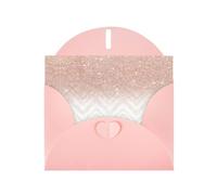 PHAYAH Glittery Pretty Pattern Pattern Blank Greeting Cards With Envelopes 4" X 6" Thank You Cards For Christmas Holiday Birthday Graduation Anniversary Pink